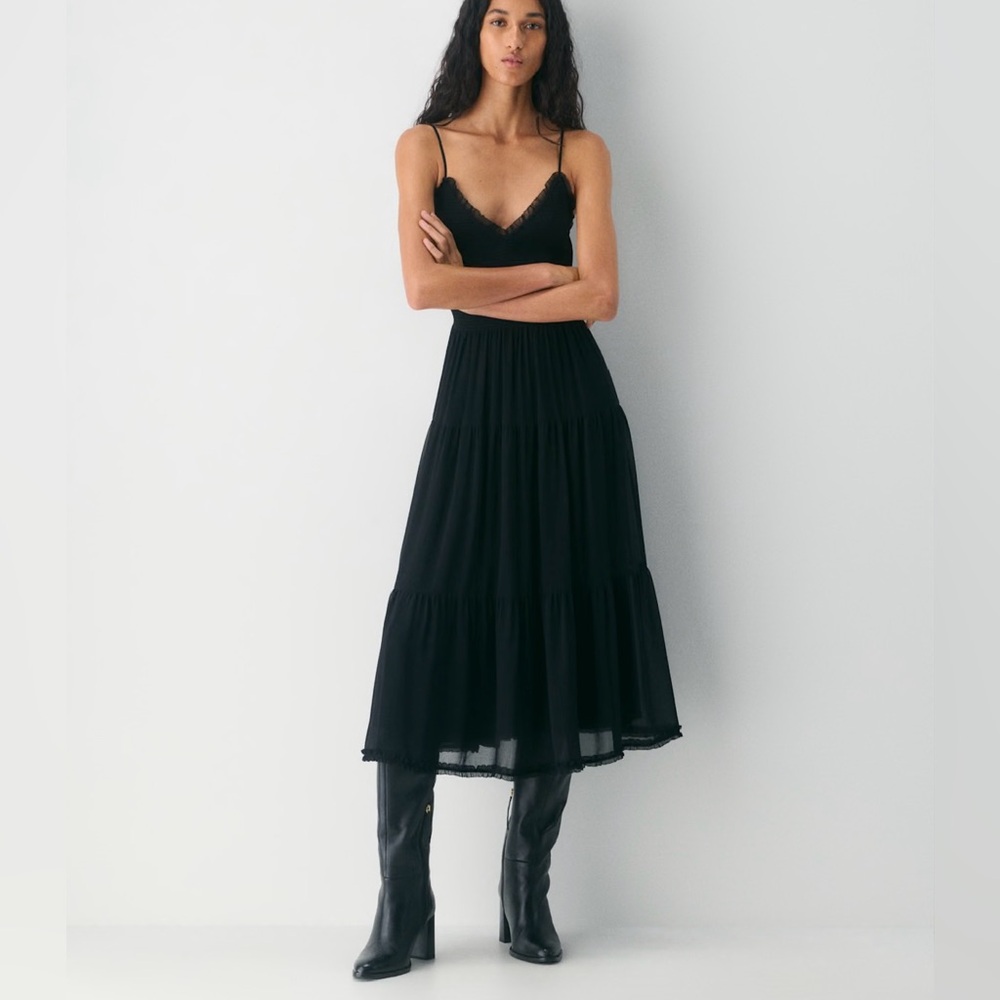 Black Tuberose Dress